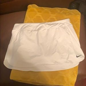 Nike white tennis skirt